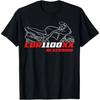 Camiseta de Algodón para Hombre y Mujer CBR1100XX Blackbird Camiseta Nuevo Estilo Verano, Top de Manga Corta para Carreras de Motos