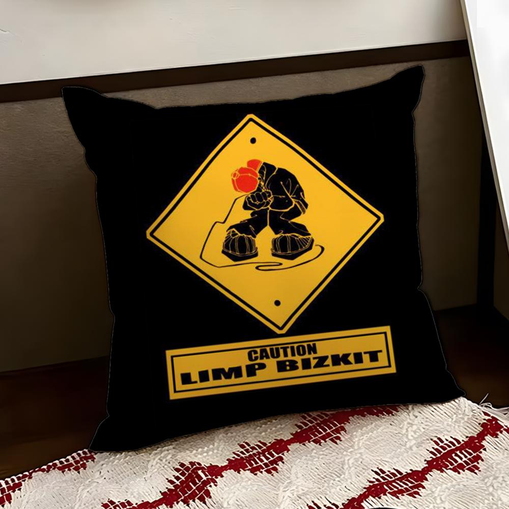 

Band LLimp BizkitS Cushion Cover Reversible Soft Durable Pillow Cover Home Car MultiScene Use for Daily Comfort 30X30cm