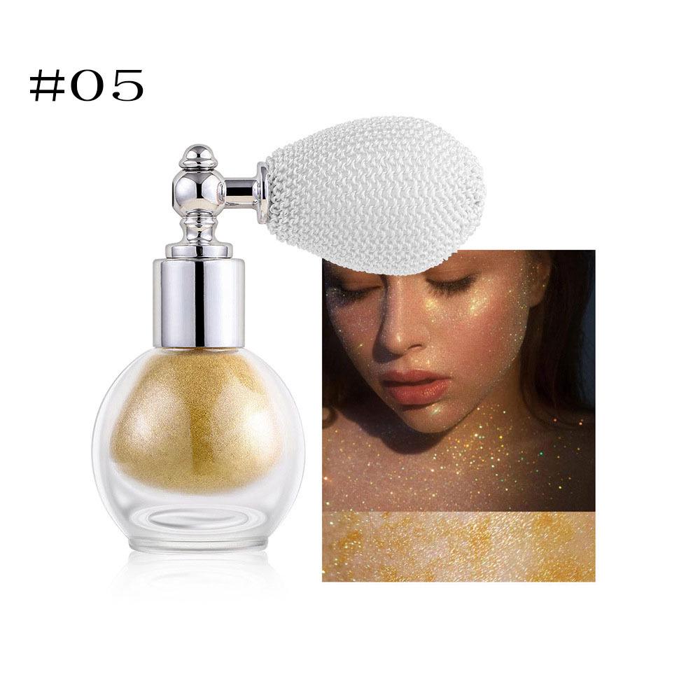 Cross-Border Glitter Spray Body Shimmer: No-Logo Highlighter with Fine Pearlescent Powder for a Brightening Glow