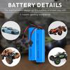 2 Pieces 3.7V 3000mAh Li-ion Battery with SM-2P Connector – Compatible with RC Car DE45 DE42 1:14 – High Performance for Off-Road and Drift Racing