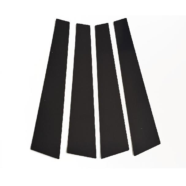 B Pillar Posts Glossy Black Door Window Trim for Porche Panamera 2009- 2016 4PCS