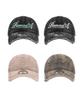 Pimadajiwin Crazy Damaged Washed Ball Cap_4 Colors