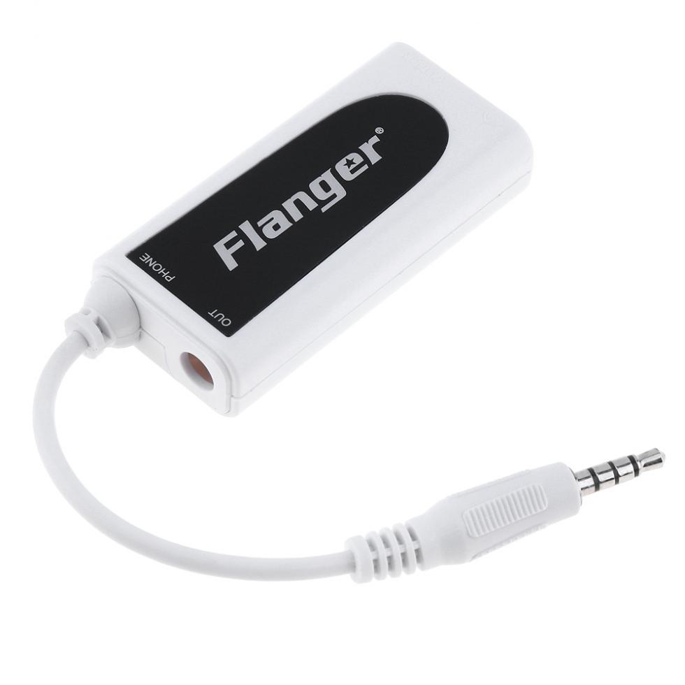 Flanger 3.5mm Output Guitar Bass To Smartphone Effect Interface Connection Adapter Audio Connector