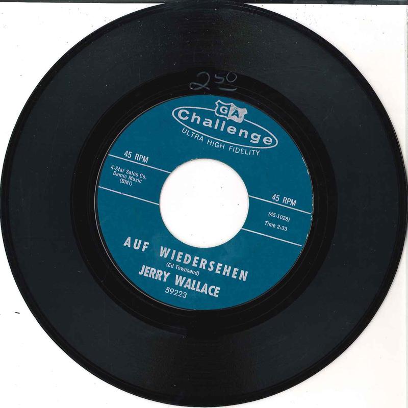 

7inch Record JERRY WALLACE - If I Make It Through Today / Auf Wi 59223 CHALLENGE 1963 Netherland Pop Used