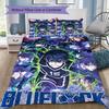Blue Lock Anime Print Pattern Bedding,Quilt Set Quilt Cover Pillowcase Home Birthday Gift (1*duvet Cover+2*pillowcase,without core)XSJT0917400