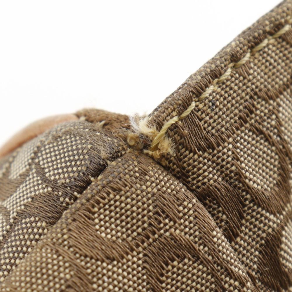 Coach Mini Signature Waist Bag F05093 Brown Canvas Women Used