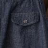Sibaishe Women's High-Waist Washed Wide-Leg Denim Shorts