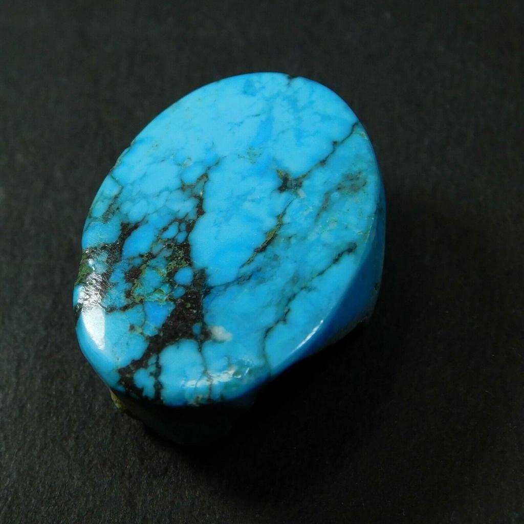 A++ 31.85 Ct Natural USA Turquoise Oval Cut Cabochon Loose Gemstone CERTIFIED