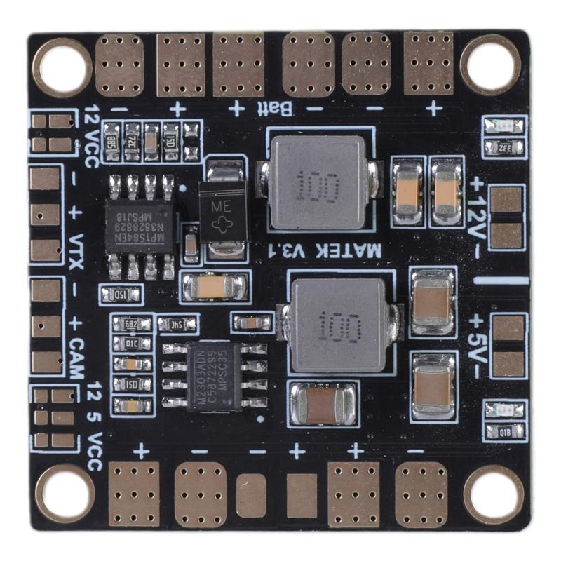 

Matek Mini Power Hub Power Distribution Board with Double BEC 5V & 12V Output Reliable and Efficient for Quadcopter 1