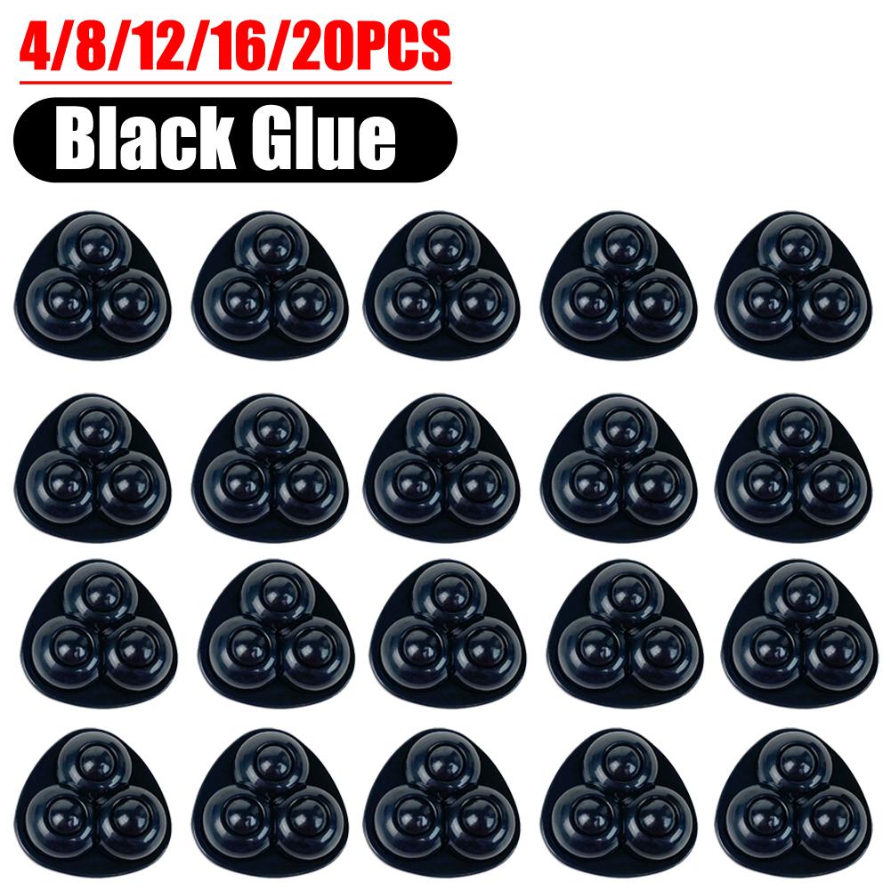 

20-4PCS Sticky Swivel Pulley No Noise Caster Pulleys 360° Free Rotation Rolling for Trash Can Bottom Kitchen Small Appliances 4PCS