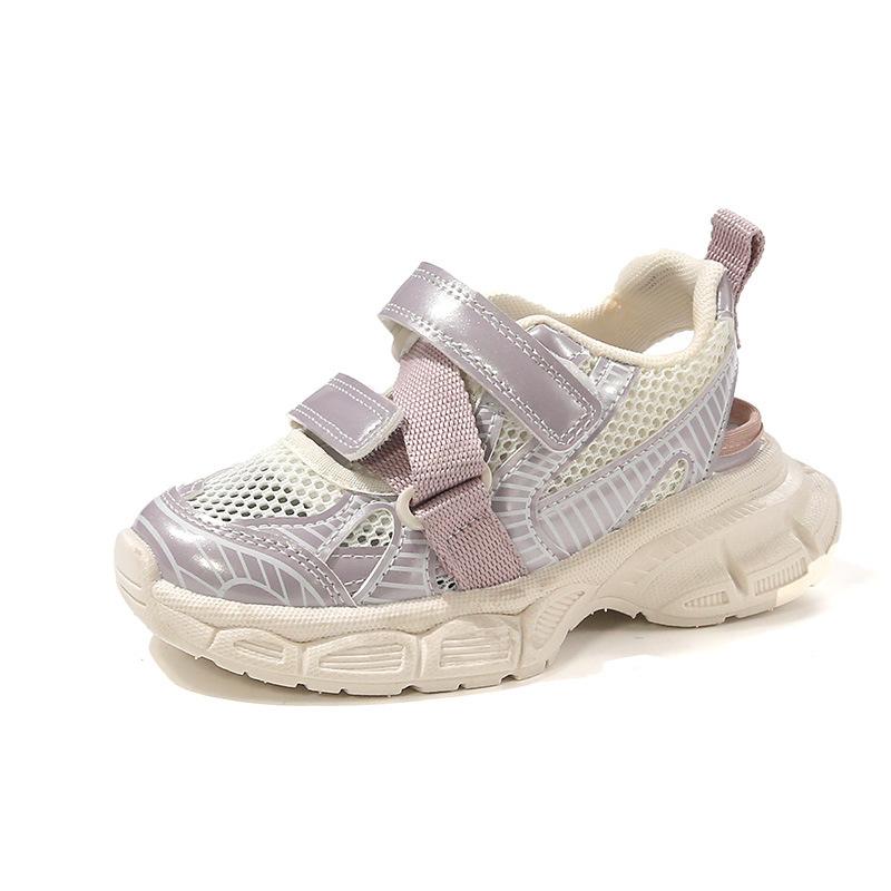 2025 Summer Popular Mesh Breathable Frame Shoes Soft Sole Non-slip Baby Girl Casual Shoes Fashion Boys Sandals