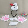 Ente Gans Stirnbänder Gans Tier Schwanz Gans Set Cartoon Haarband für Bühne Kinder Kostüm Kopfschmuck