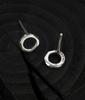 Sterlingworth Icy Ring-S1 Silver Earrings