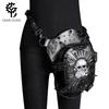 Guangzhou Tasche Damen Europäische und Amerikanische Punk Lokomotive Tasche Totenkopf Schulter Damen Umhängetasche PU Outdoor Bauchtasche
