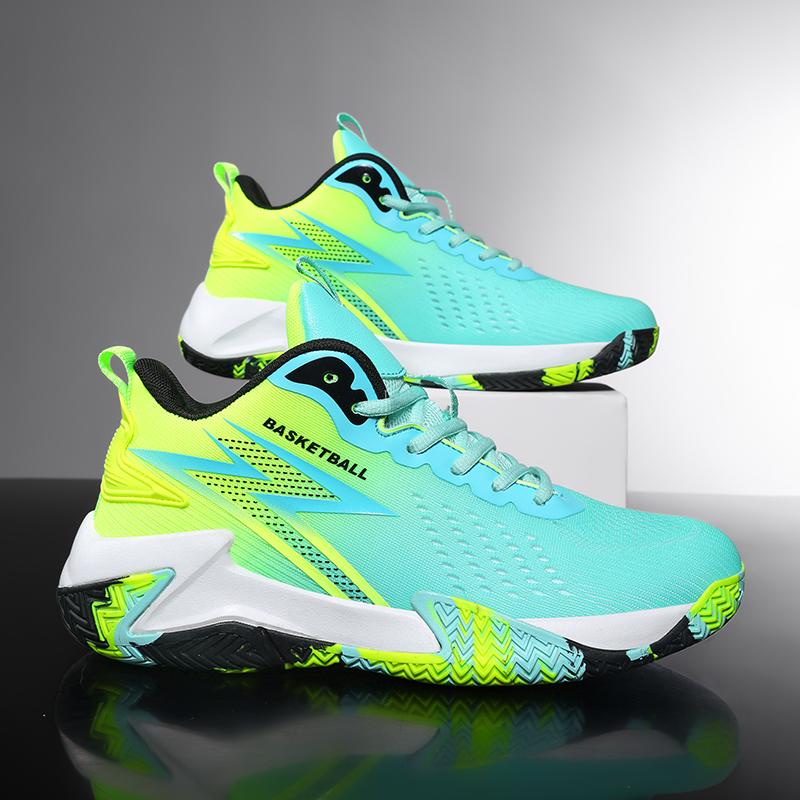 New Men Basketball Shoes Non Slip Cushioning Breathable Training Athletic Shoes Outside Athletic Shoes For Male Athletic Footwear
