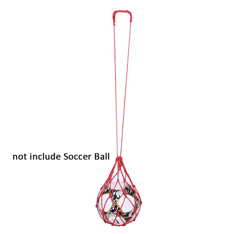 1Pc Youth Football Self Trainer Kick Net Pocket Professional Outdoor Sport Nylon Bag Basketball Soccer Ball Bag Mesh Carry Bag