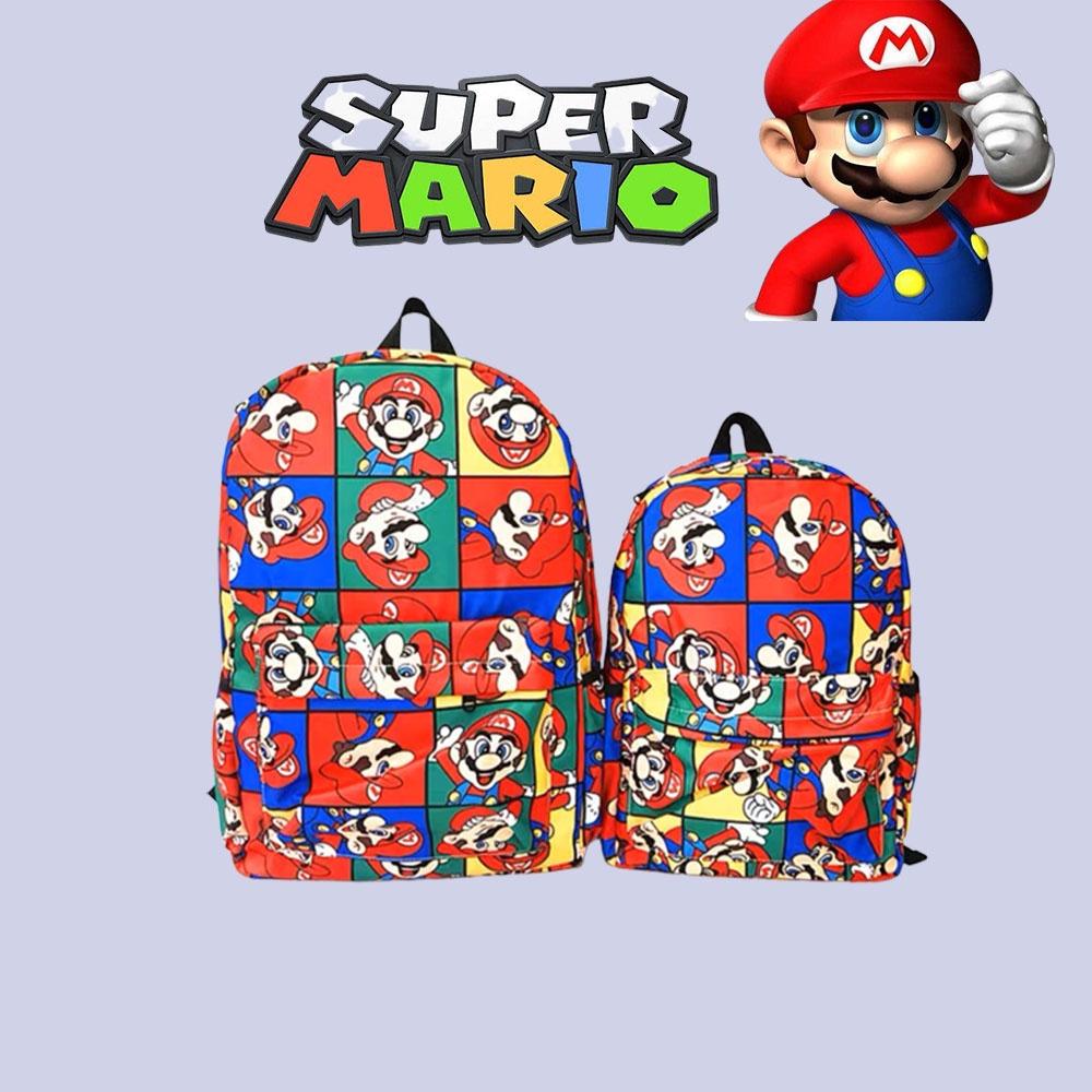 Super Mario Bros Rucksack Kinder Schultasche Weihnachtsgeschenk Verstellbare Träger!