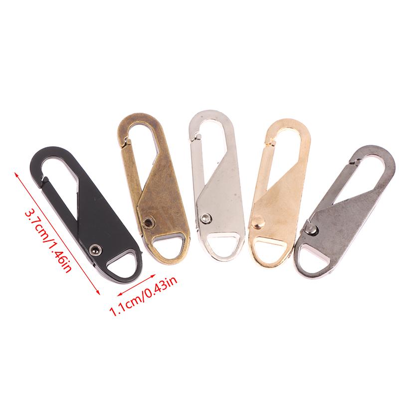 10Pcs Diy Sewing Craft Zipper Slider Puller Zipper Repair Kit Replacement For Broken Buckle Travel Bag Suitcase Zipper Head