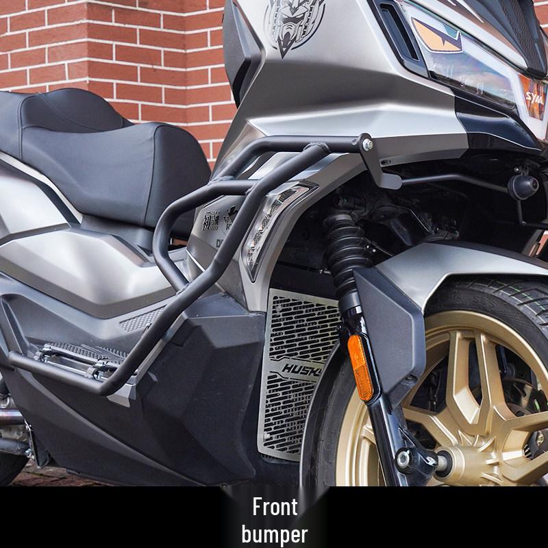 Suits Sym Husky 300: Bumper Guard, Anti-Fall Bar, Rear and Tail Rack, Backrest Mod Accessories