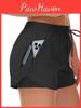 Womens Quickdry Lightweight 5" Running Shorts With Zipper