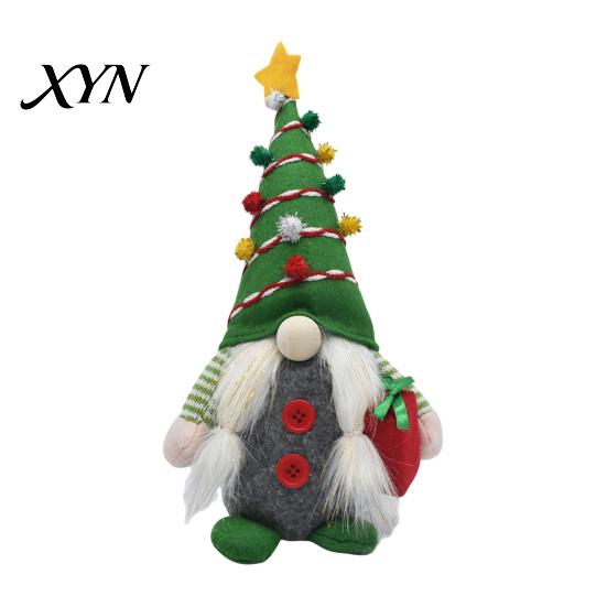 Festive Home Decor Accents Christmas Gnome Plush Figurines, Faceless Santa Stuffed Cloth Dolls, Window Decoration Ornaments Scandinavian Elf Tabletop
