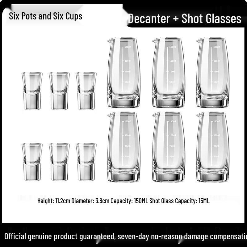 Elegant Glass Baijiu Decanter Set