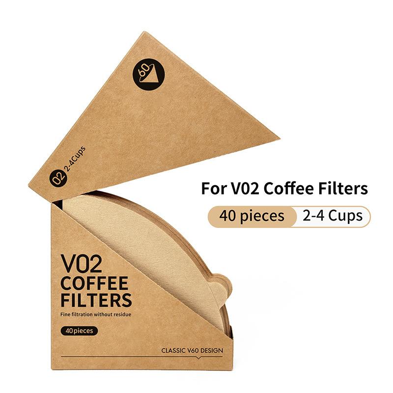 Coffee Filters Unbleached Disposable Coffee Filters Paper Fits for Drip and Compatible with Pour Over Coffee Maker