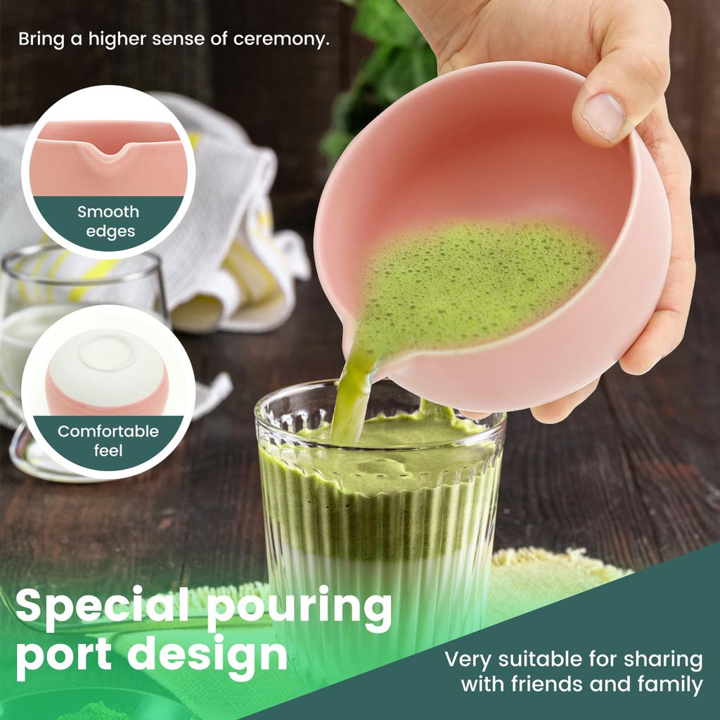 5/7/9Pcs Matcha Whisk Set Elegant Matcha Tea Set Ceramic Bowl Teaspoon Whisk Holder Powder Box Spoon Holder Tea Cloth Tea Sieve
