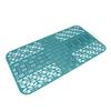 Silicone Sink 66 X 35 Cm Large Square Hollow Sink Protector for Kitchen Anti-Slip Heat-Resistant Mat, (Green)