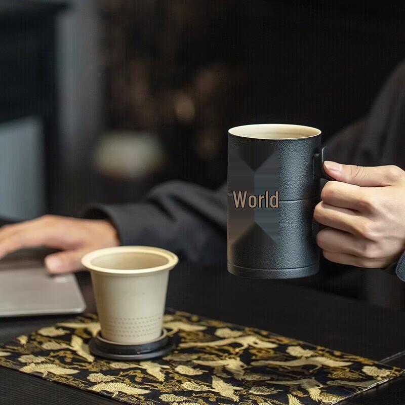 Edenus Hand Grasping the World Ceramic Tea Cup