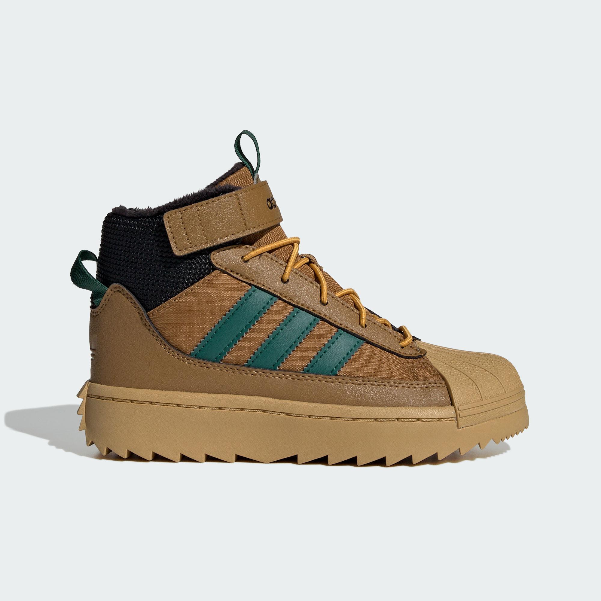 adidas Superstar Зимние Трек Бронзовый Страта Коллегиальный Зеленый (PS) 31.5