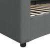 Daybed Dark Grey 80x200 Cm Fabric