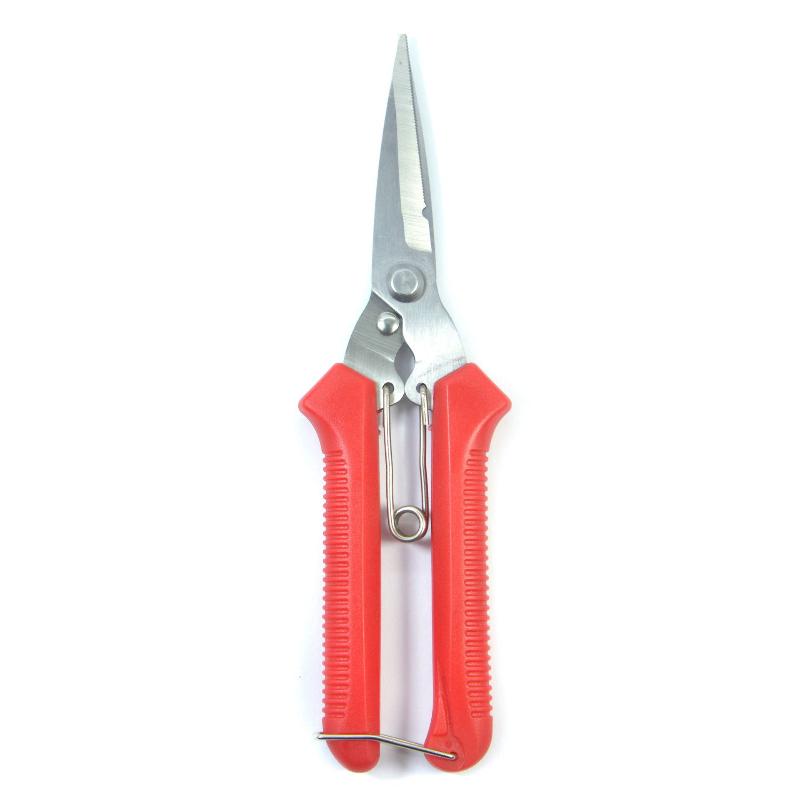 Garden Scissors Straight Head Pruning Shears Non-slip Handle Stainless Steel Outils Manuels Household Bonsai Pruing Scissors