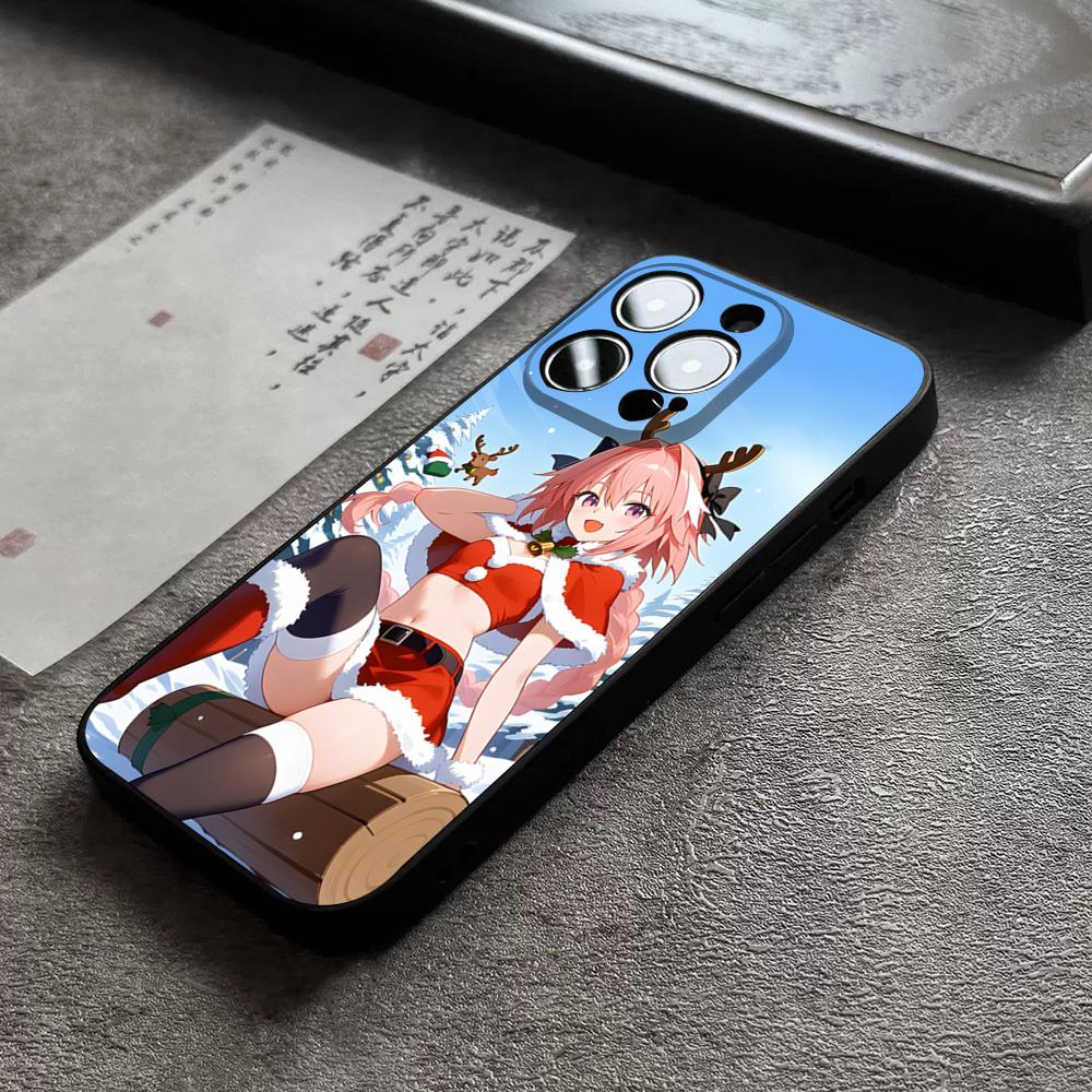 Fate Astolfo Vintage Phone Case For 17 Pro Max For Iphone 14 16 Pro Max 12 15 11 13 Pro Xr X Xs 8 7 Plus Back Cover