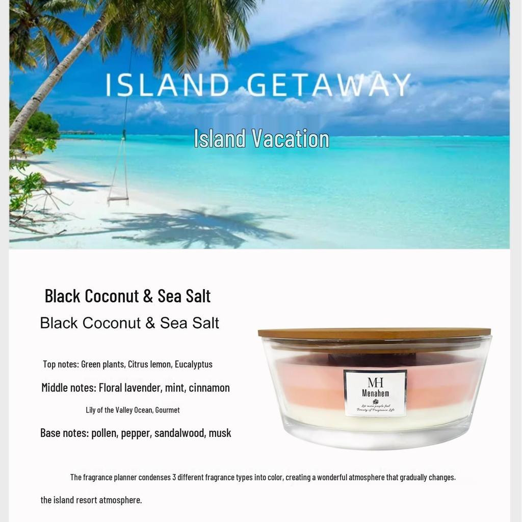 White Noise Boat-Shaped Scented Candle Gift Set - Premium Party Favor with Plant-Based Fragrance