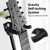 GUITTO Folding Guitar Stand, Adjustable Height, Tripod, Stand-Up Type, Stable and Durable for Acoustic, Classical, Electric, and Bass Guitars (GGS-06)