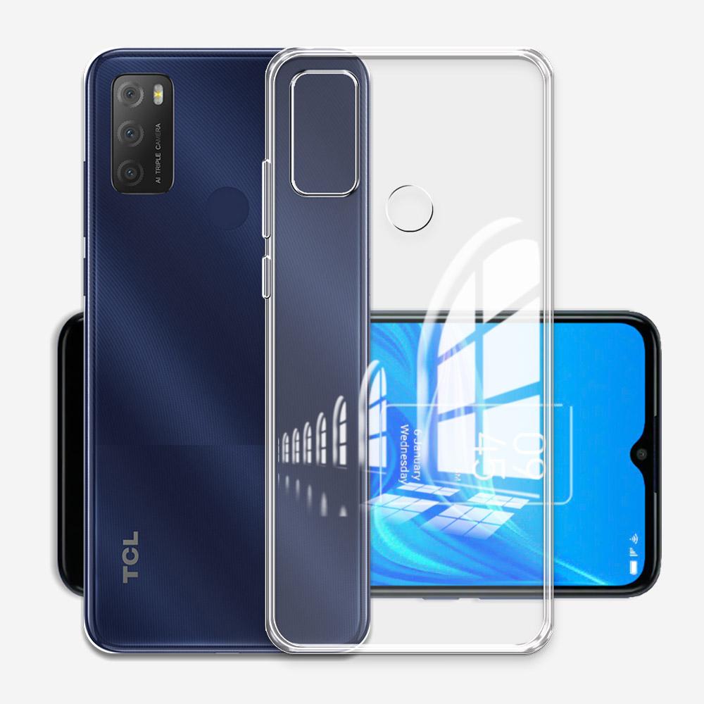 Für TCL 20E Hülle Klar Silikon Weich TPU Schutzhülle Handyhülle Für TCL 20Y Klar Stoßfest Bumper Coque oder TCL 20E 20Y Funda