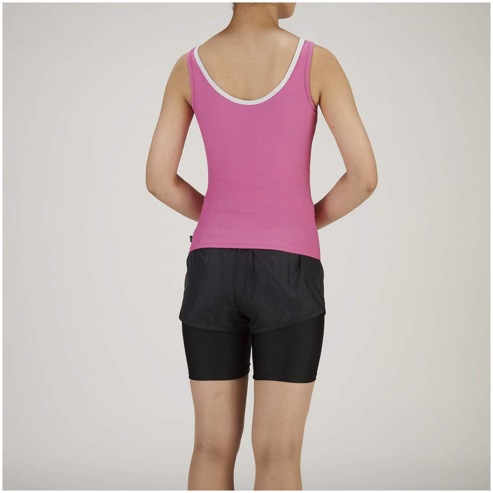 Mizuno Gym Fitness Swimsuit Size N2JG9349 Women's (3/4 Length), L, 63F Pink,