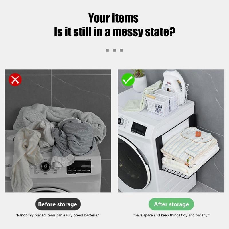 Foldable Bathroom Towel Holder No Tool Need Quick Assembly & Foldable Design Bracket Quick Fixing for Bathroom