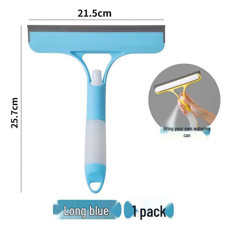 Double-Sided High-Rise Window Squeegee: Glass Cleaning Tool for Home