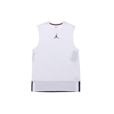 Regata Sem Mangas de Treino de Basquetebol Masculina Tops Branco CJ4576-100