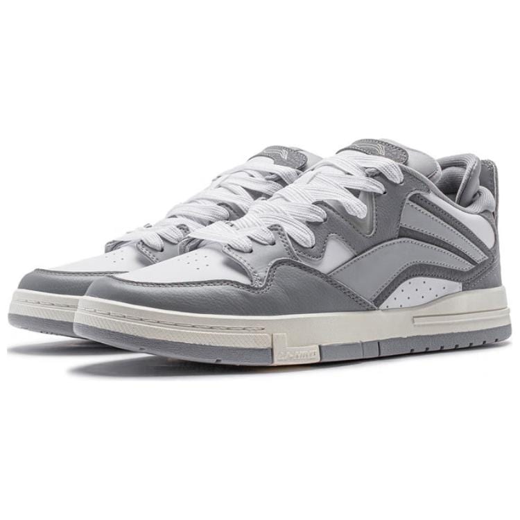 Li Ning Wave PRO Slip Resistant, Abrasion Resistant, Lightweight Skateboard Shoes Men's Gray AECU005-2