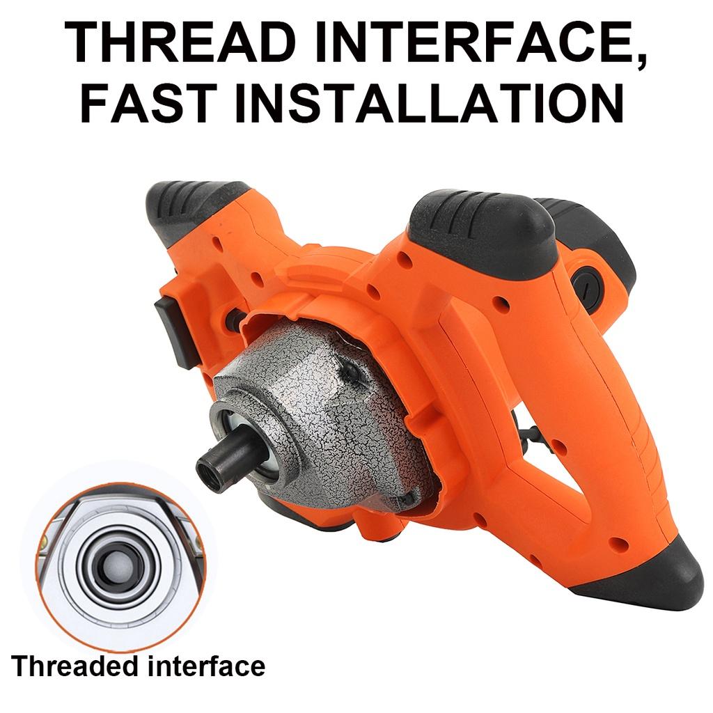 3000W 6 Gear Industrial Grade Mixer Adjustable Speed Handheld Paint Cement Plaster Mortar Coating Powder Mixing Machine