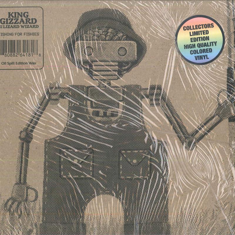 

LP-пластинка KING GIZZARD & THE LIZARD WIZARD - Fishing For Fishies :синий&черный Vin PDOOM9916BLUE&B записи, ATO 2024 US Рок