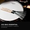Meinl Stick Brush 5A Fixed Wire Brush with Wood SB310 X & Grip, (339 14.3mm)