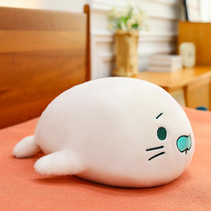 

Marine Life Plush Seal Pillow With Pp Cotton Filling For Ocean Museum Souvenir 35cm