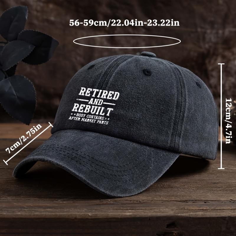 Fun Letter Print Baseball Hat Fashionable and Versatile Peaked Cap Men's Outdoor Hat