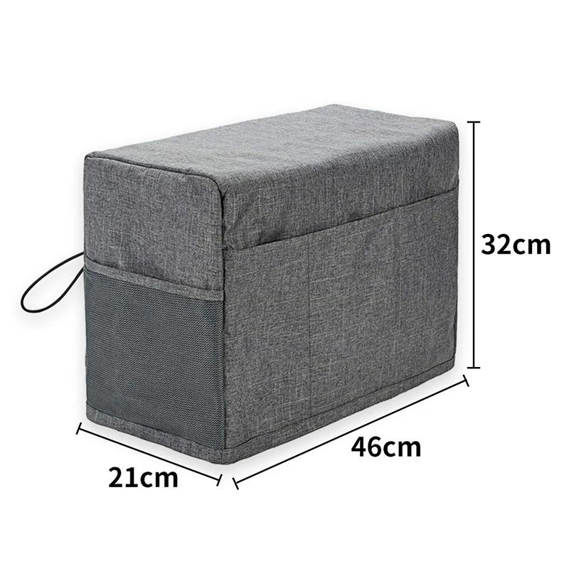 Sewing Machine Dust Cover with Storage Pockets Universal for Knitting Scissors Presser Feet Domestic Sewing Machine Protective