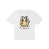 Vans Smiley Face Light Bulb Logo Printed American Vintage Crew Neck Short Sleeve T-Shirt Unisex Tops White VN000909WHT