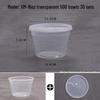 Disposable Round Food Containers with Lids